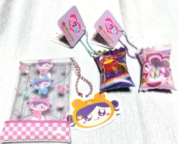 시나코짱 475 바스락 스위츠 미니 클리어 파우치 3개 세트 새상품