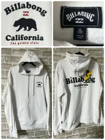 BILLABONG 남성용 XL 후드티 California surf