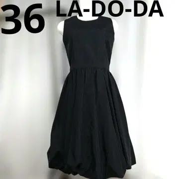 LA-DO-DA 블랙 벌룬헴 슬리브리스 원피스 [ M 상당 ] 29