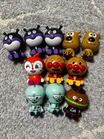 호빵맨 가챠가챠 커다란 호빵맨 마스코트 묶음 판매