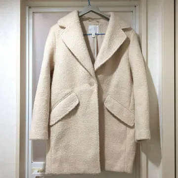 H&M 베이지 체스터 코트
