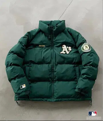 MLB 페르슈 애슬레틱스 다운 자켓