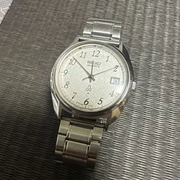 SEIKO 쿼츠 손목시계 3802-7030 새상품급 다이아몬드 더스트