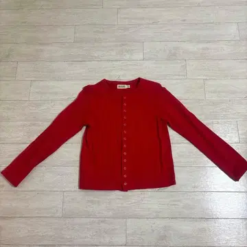BEAMS BOY 레드 가디건 사이즈 1