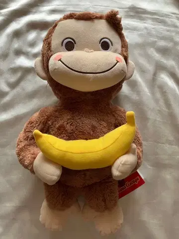 [ 미사용 새상품 ] 오자루의 조지 봉제 인형 바나나 포함