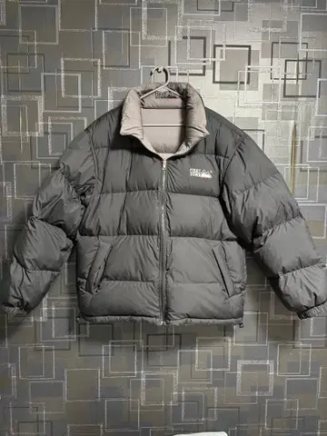 FIRSTDOWN 퍼스트다운 다운 자켓 리버서블 블랙 그레이