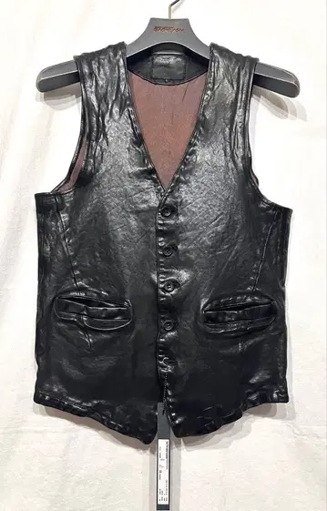 BACKLASH 이탈리아 숄더 가죽 제품 염색 베스트 / 백라쉬 이타숄