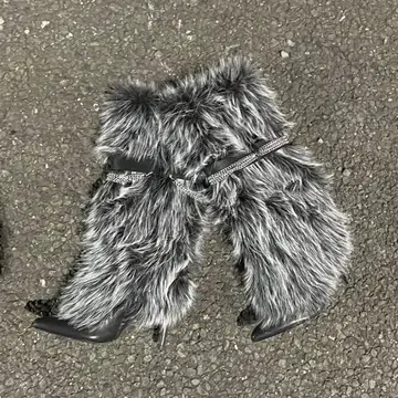 archive 00s 퍼 부츠 체인 헤이세이 갸루