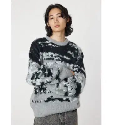 abstract pattern 니트