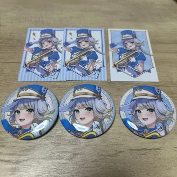 미타라시단 2주년 폴라로이드 캔뱃지 금박 레어 노멀 시오리바 루리