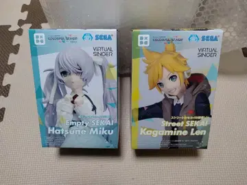 프로젝트 세카이 컬러풀 스테이지! 하츠네 미쿠 카가미네 렌 피규어