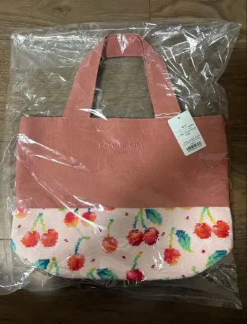 러브러리 페이러 체리 도트 핑크 FEILER 토트백