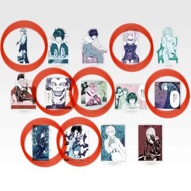 7종 일괄) 데스노트 쿠지 G상 아크릴스탠드 라이토 미사