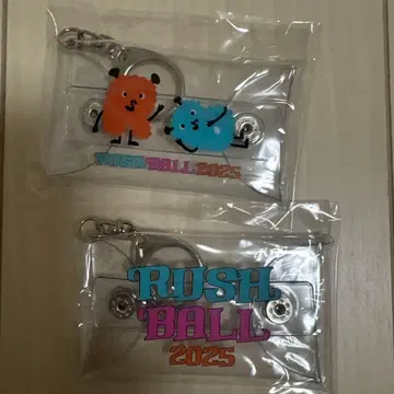 RUSH BALL 2025 클리어 케이스 키링