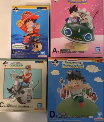 제일복권 드래곤볼 snap collection2 피규어 4종 세트
