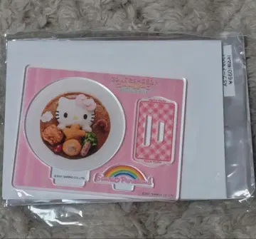 산리오 퓨로랜드 푸드 모티브 아크릴 스탠드 헬로키티