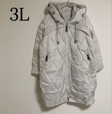 다운 코트 퀼팅 다운 크기 사이즈 3L 긴팔 아우터 후드 부착