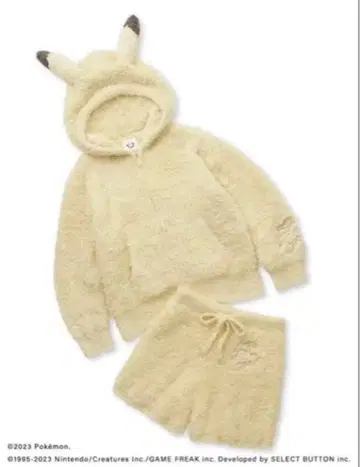 [택 포함 새상품] GELATO PIQUE 룸웨어 피카츄 파자마