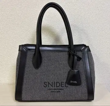SNIDEL 토트백 그레이/블랙