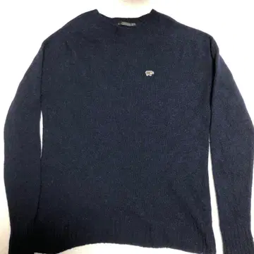 scye 베이직 니트 스웨터 36 네이비