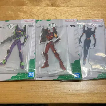 에반게리온 아크릴 스탠드 3개 세트 1번 복권