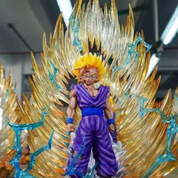 드래곤볼 손오반 초사이어인2 이펙트 포함 레진 키트 피규어