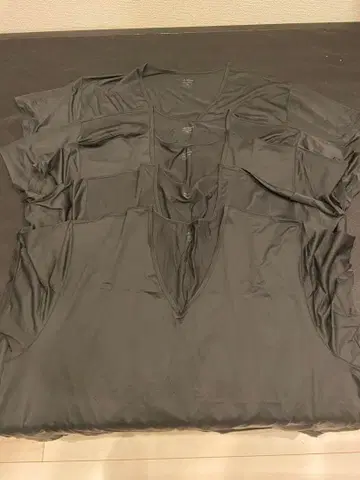 [컨디션 최상] 5벌 세트 에어리즘 V넥 블랙 4XL