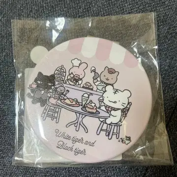 새상품 화이트 타이거와 블랙 타이거 카페 더블 미러 거울