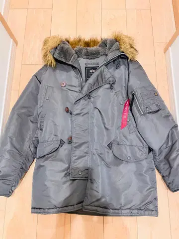 ALPHA INDUSTRIES 자켓 그레이 M