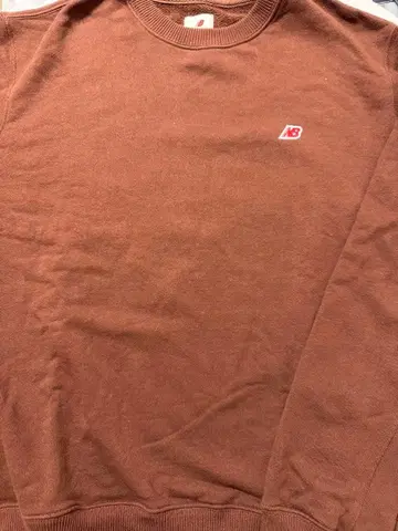 New Balance 브라운 맨투맨 M 사이즈