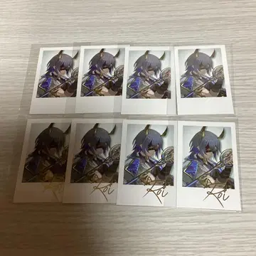 코야나기 로우 니지산지 Dytica 금박 welcome 웨을컴 폴라로이드