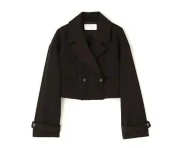 프로포션 바디 드레싱 트렌치 디자인 숏 자켓