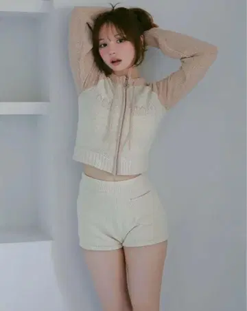 andmary Jennifer knit set up beige