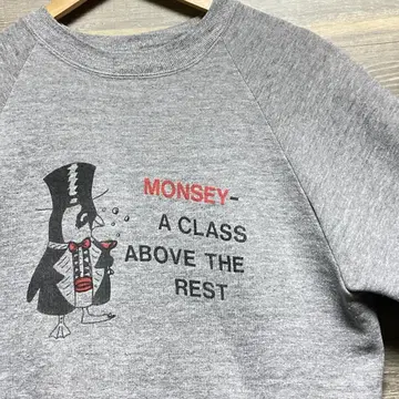 90s USA JERZEES 구택 빈티지 맨투맨 멜란지 그레이 L