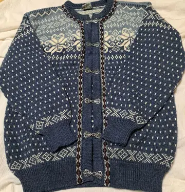 빈티지 울 니트 노르딕 스웨터