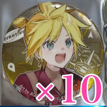 프로세카 카가미네 렌 세카라이 5th Frontier 메탈릭 캔뱃지 A