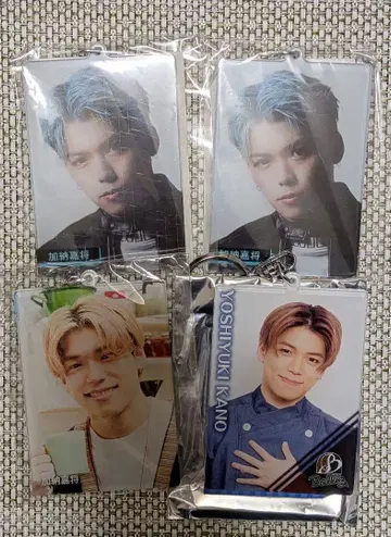 카노 요시마사 아크릴 키링 4개 세트