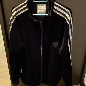 BUFFALO BOBS 벨로아 스트라이프 집업 후드티