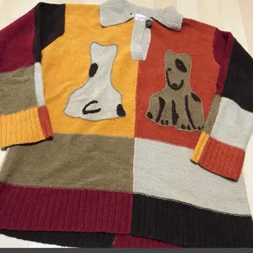 m 사이즈 스웨터 긴팔 L 사이즈 LL 사이즈에도 넉넉한 니트 울 혼방