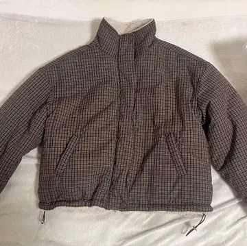 체크 보아 리버서블 블루종