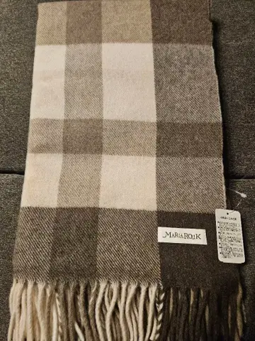 MARIA ROUK 체크 무늬 머플러