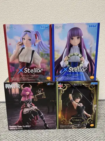 장송의 프리렌 피규어 4종 세트 미개봉 새상품