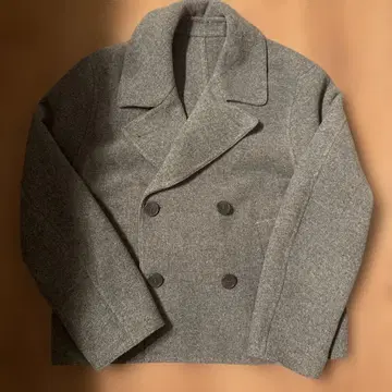 유니클로 더블 페이스 숏코트