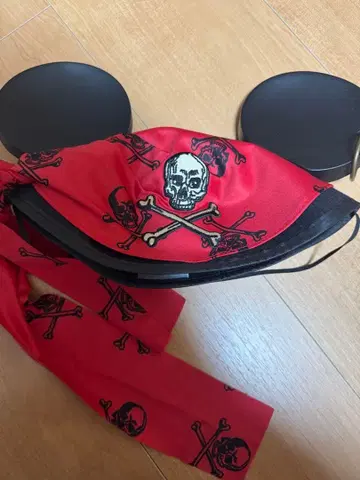 디즈니 미키 캐리비안의 해적 이어햇 모자