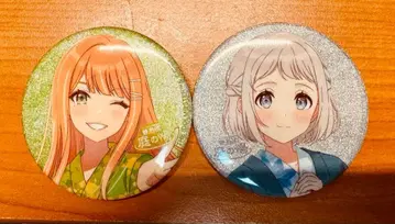 학원 아이돌 마스터 x 토시마엔 니와노유 콜라보 캔뱃지 2개 세트