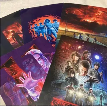 기묘한 이야기 미니 포스터 세트 5매입 새상품 익명 배송 포스터