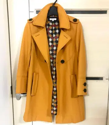 로페피크닉 ROPE PICNIC 체스터 코트 머스타드 여성용