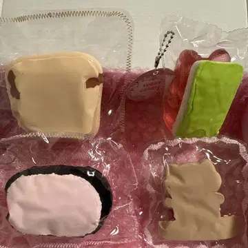 스퀴즈 4개 세트 화이트 고양이