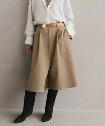 IENA 턱 큐롯 팬츠