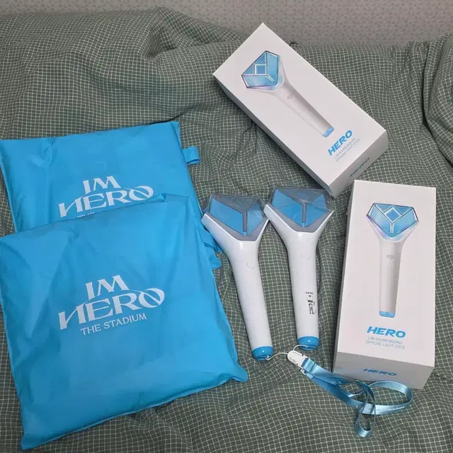 임영웅 응원봉 우비포함 2개 일괄